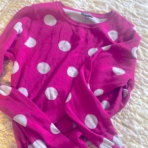 Polka dot sweater